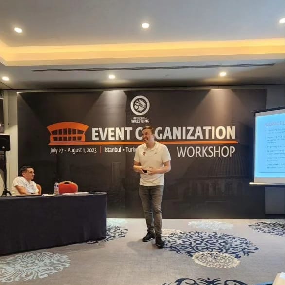 YuriMaier's tweet photo. Termino con éxito el "Event Organization Workshop" que se llevó a cabo en Estambul, Turquía, los últimos 4 días, en el marco del Campeonato Mundial U17. Con la participación de 11 países (Argentina, Croacia, Finlandia, Francia, Marruecos, Corea, Turquía, Jordania, Serbia, Grecia y Kirguistán) que albergarán los eventos más importantes de nuestro deporte este año y en los próximos. Muy agradecido por el apoyo brindado por la Federación Nacional de Lucha Olímpica de Turquía y por la confianza de la United World Wrestling en mi trabajo.
/
The "Event Organization Workshop" that took place in Istanbul, Turkey, during the last 4 days, within the framework of the U17 World Championship, ended successfully. With the participation of 11 countries (Argentina, Croatia, Finland, France, Morocco, Korea, Turkey, Jordan, Serbia, Greece, and Kyrgyzstan) that will host the most important events of our sport this year and in the coming years. Very grateful for the support given by the National Wrestling Federation of Turkey and for the confidence of the United World Wrestling in my work.

#WrestleIstanbul
@wrestling
@uwwamericas
@TRguresFed