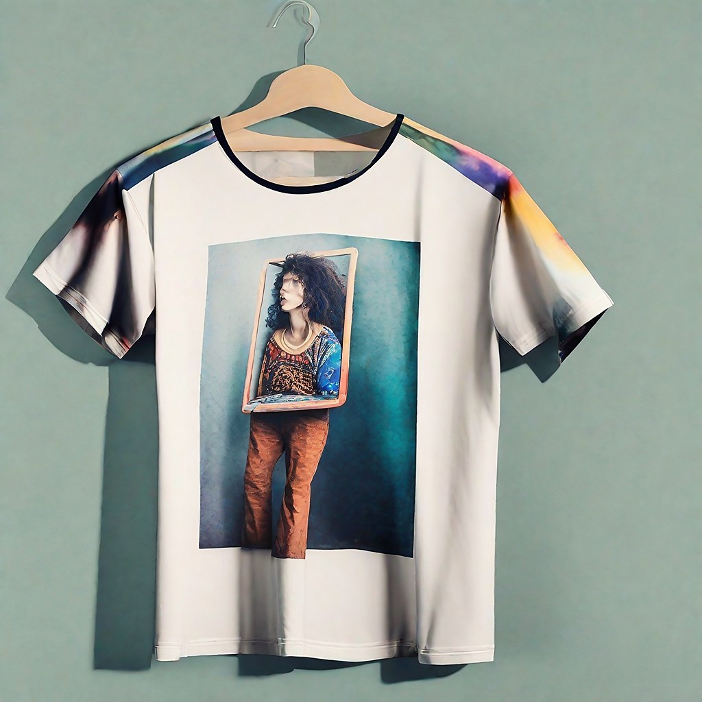 Second T-shirt with nft print
