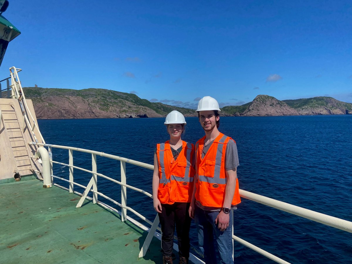 OceanChoice's tweet photo. It is always great to share our love for the ocean &amp; the fishery with the NL’s youth and future workforce. We are thrilled to have two interns from @oceancareersnl  working with us this summer, learning about fascinating career opportunities in the fishery! #fishery #ocean 🐟🦐🌊 https://t.co/QuARw95PeW