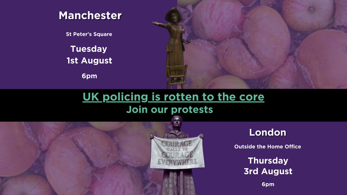 Join our protests to demand justice for @ImanZayna and an end to misogyny in policing. WE are protesting in Manchester on Tuesday, 6pm, St Peter’s Square and in London with @catcallsofldn on Thursday, 6pm, outside the Home Office. womensequality.org.uk/manchester_pro…