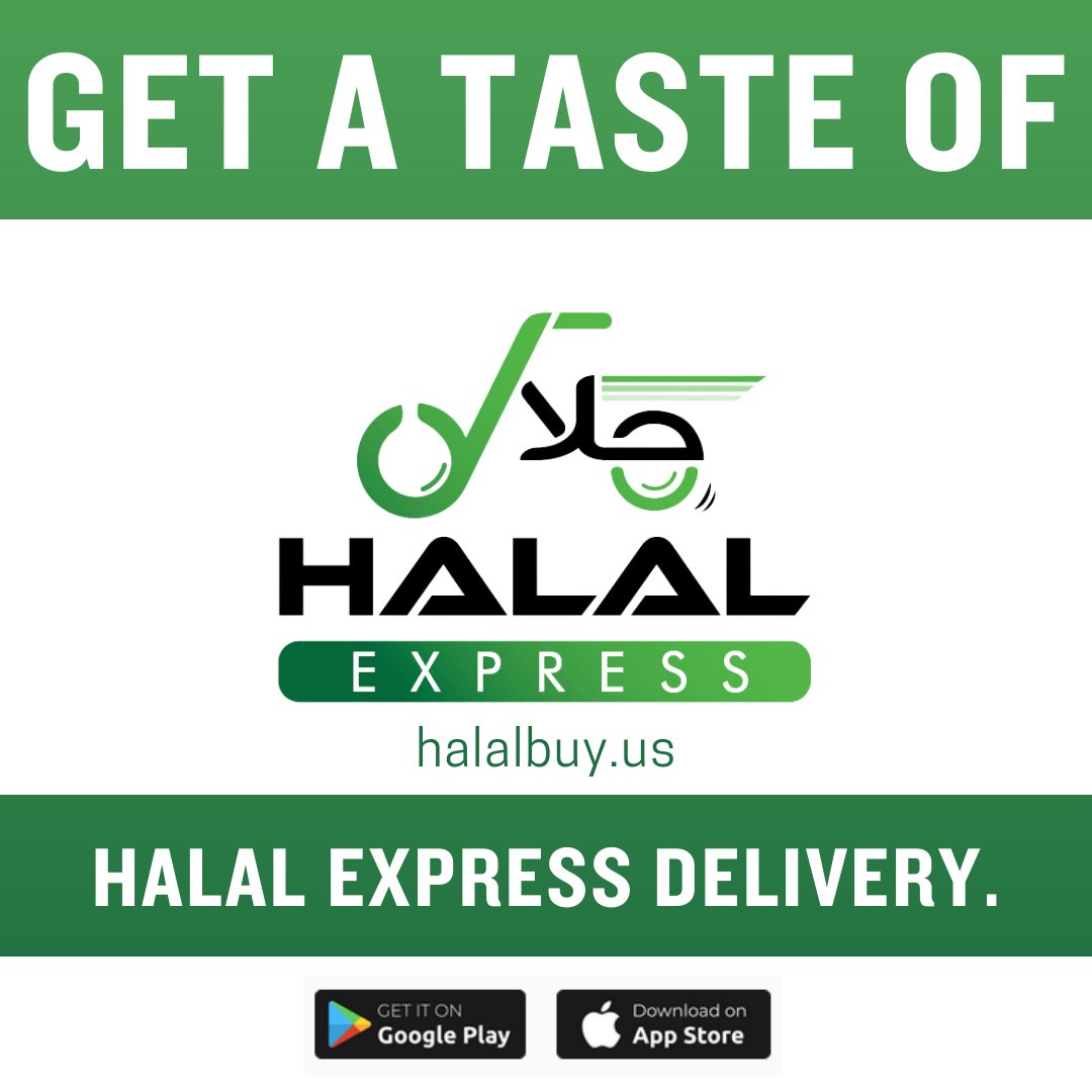 Indulge in the flavors of the Mediterranean with a convenient delivery service from Halal Express. Your door just became your new favorite restaurant.🚪🥘

📲 ORDER NOW: halalbuy.us

#HalalExpressDelivers #LocalFoodDelivery #MediterraneanDelight #OrderWithHalalExpress