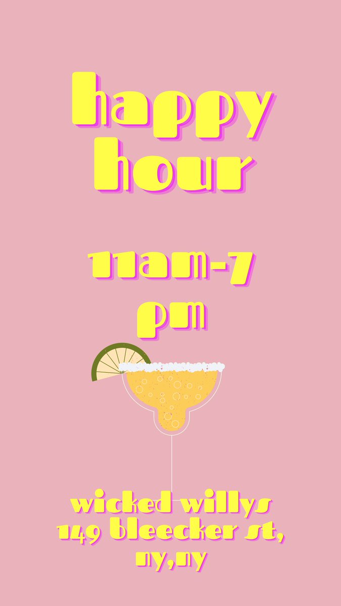 WickedWillysNY's tweet photo. join us for happy hour!
Monday-Friday everyweek!
#wickedwillys #nychappyhour https://t.co/8E3iwvk1ah