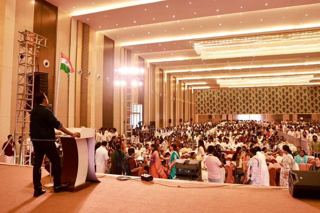 IYC National Youth Convention in Bangalore was highly effective in discussing the future of India.
Addressed the Youth from various parts of the Country.