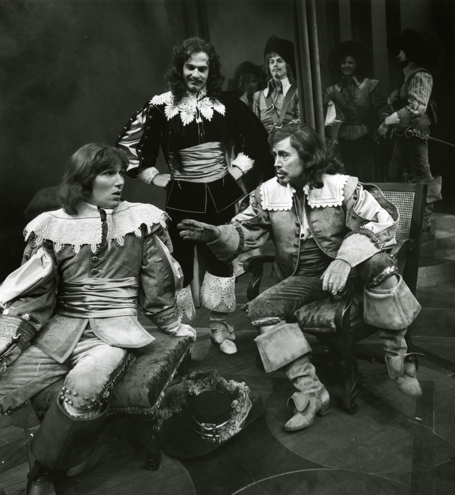 stratfest's tweet photo. “Friendship is constant in all other things
Save in the office and affairs of love.” (Act II, Scene 1)

In honour of #InternationalFriendDay, here's a photo of 1980's Much Ado About Nothing from the #StratfestArchives, featuring the trio Claudio, Don Pedro and Benedick. https://t.co/dCPbDQImIR