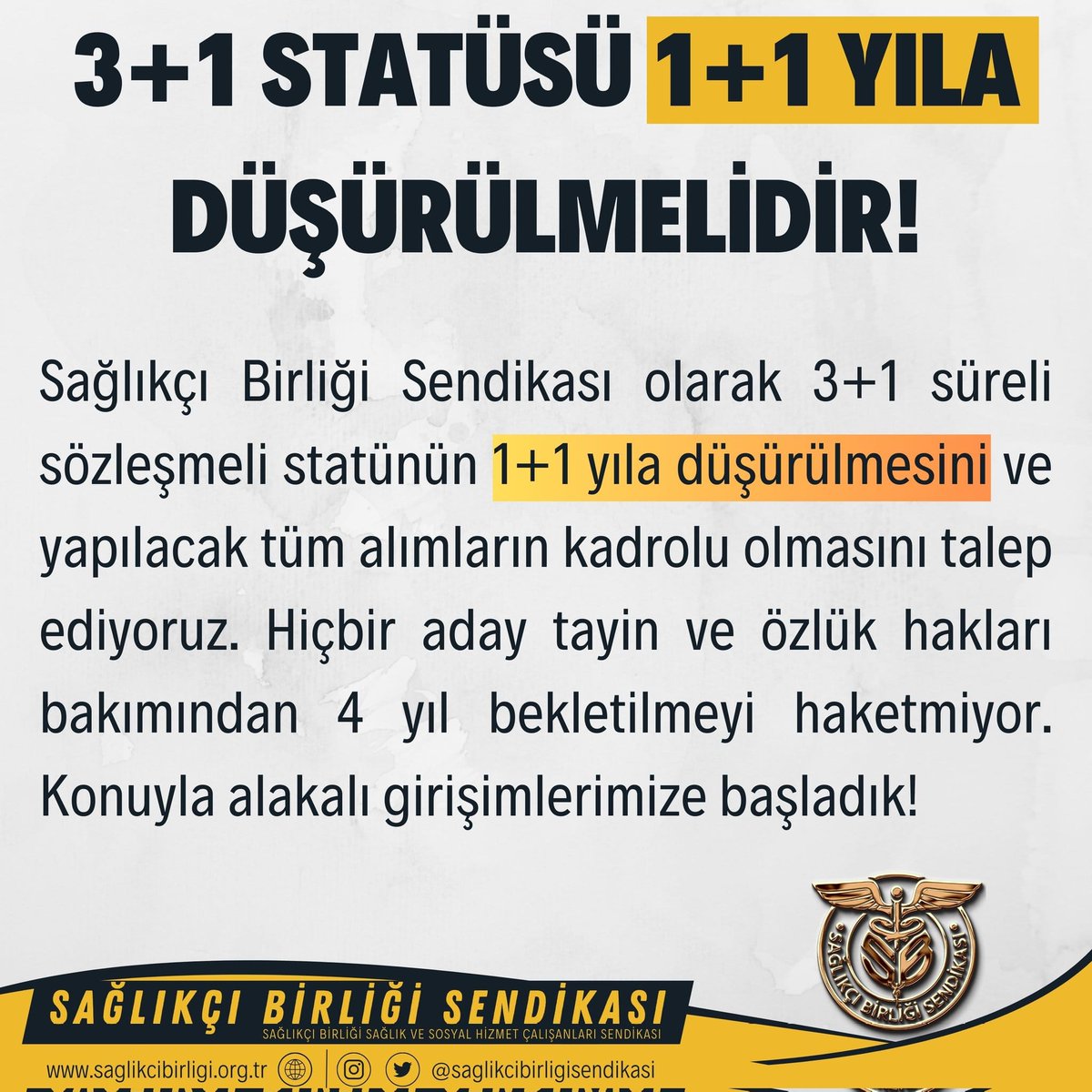 dilekakkus31013's tweet photo. 1+1 sistemi getirilsin
#tayinde1artı1
@RTErdogan
@isikhanvedat
@drfahrettinkoca
@saglikbakanligi
@Sendika_Bulteni https://t.co/dxbjeY5A4E
