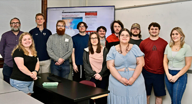 CongreLib's tweet image. Last spring, students at Shepherd University got the chance to try their hand at transcribing pages from Cotton Mather's Diary, tackling pages of 17th-century material from our NEH-funded New England's Hidden Histories Project.

#nehh @neh @NEH_PresAccess