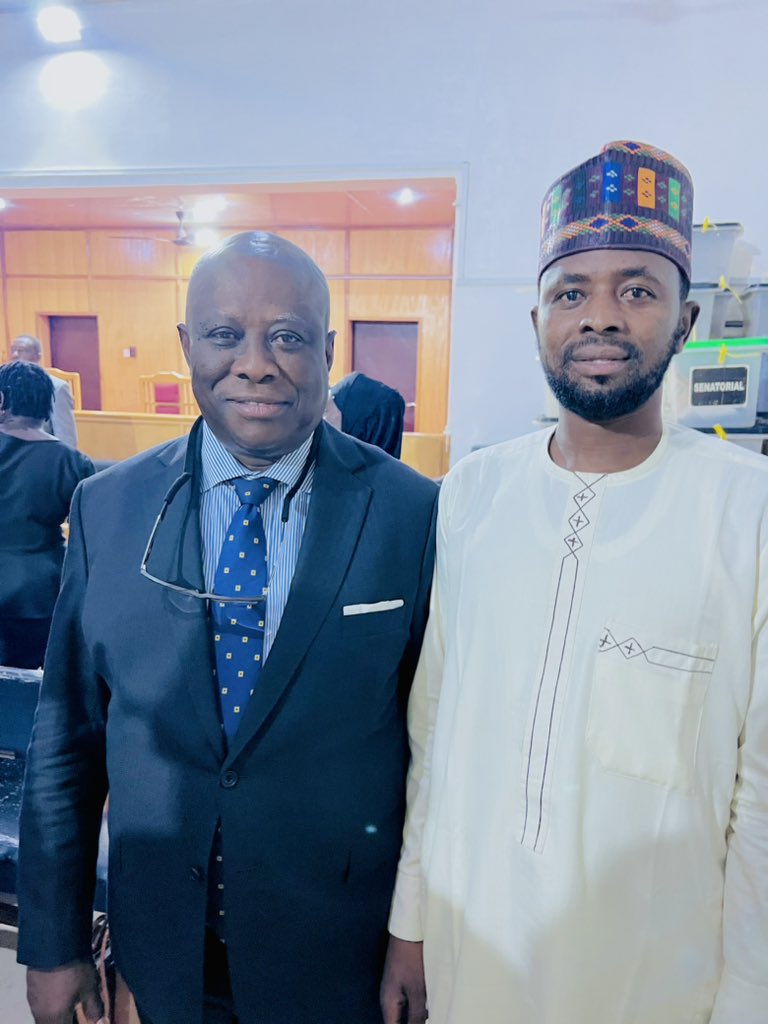 auwalbz's tweet photo. Earlier today: Ashiru/PDP lawyer, Dr Oluwole Iyamu SAN. Attorney General &amp; Commissioner at Edo State Ministry Of Justice, at tribunal. May Allah be with us at every point of need Amin.

Akwai HASKE 🗯️ https://t.co/sRIMxNM1Or