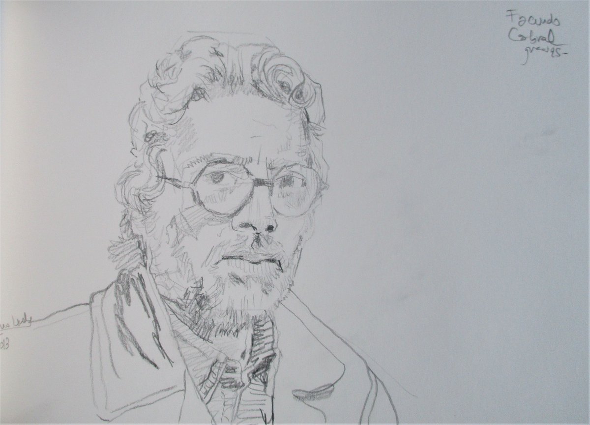 "Si aprendes a perdonar dejarás de ser complice de lo que te atormenta." 
#facundocabral 

"If you learn to forgive, you will stop being an accomplice to what torments you."

youtube.com/watch?v=khqgn1…

#sketchbook #figurativeart #portrait