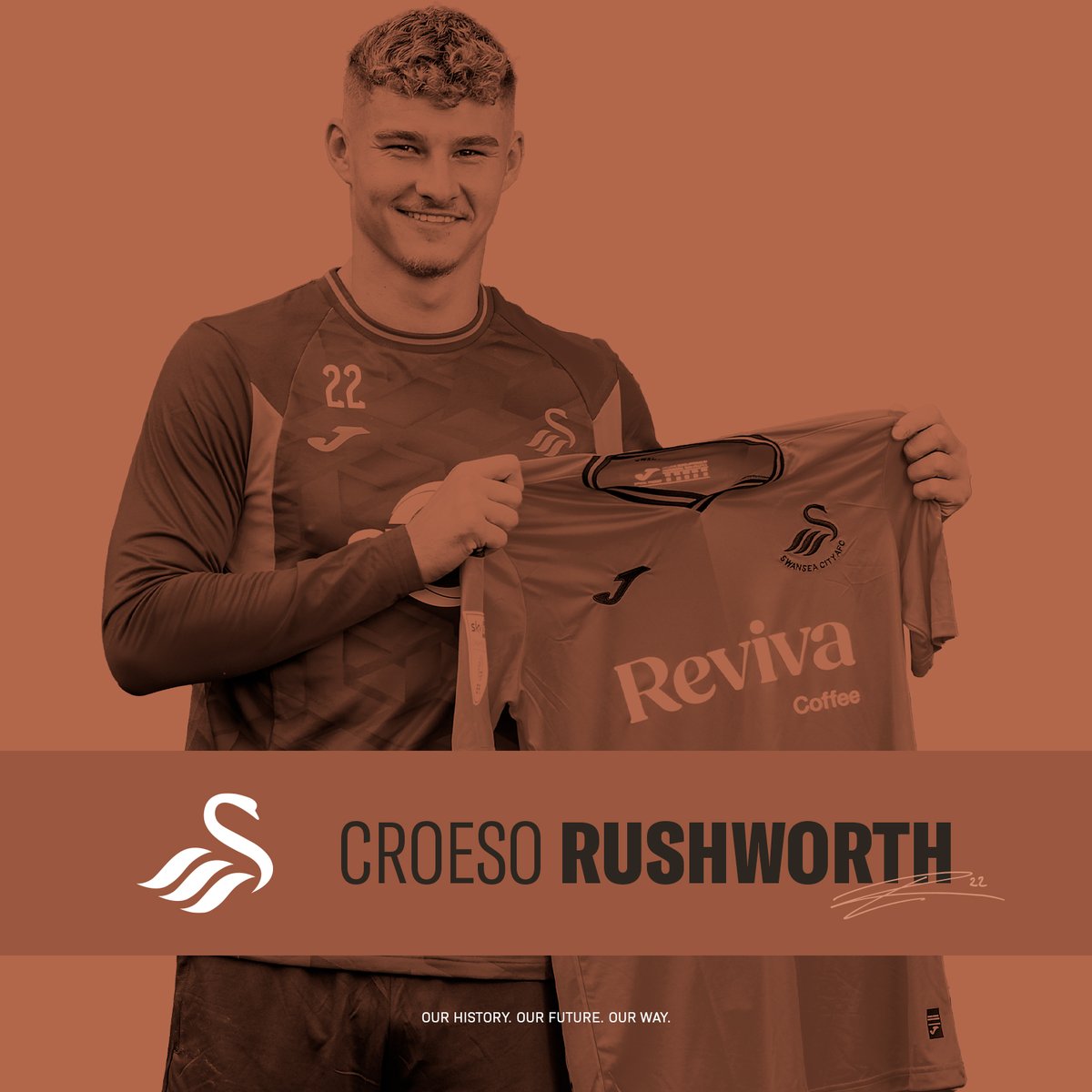 🙌 𝗖𝗥𝗢𝗘𝗦𝗢 𝗥𝗨𝗦𝗛𝗪𝗢𝗥𝗧𝗛 ✍️

Swansea City has completed the signing of goalkeeper <a href="/Carl_Rushworth2/">Carl Rushworth</a> on a season-long loan, subject to international clearance.

👉 swanseacity.club/3rN0fVL

<a href="/JomaSportUK/">Joma Sport UK</a> | #Swans
