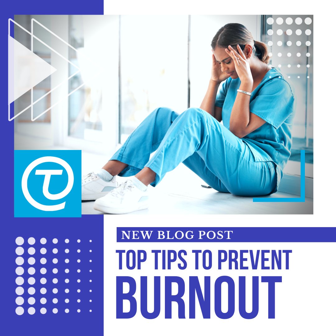 TotalMedStaff's tweet photo. Travel Healthcare Pros: New places, skills, &amp; flexibility! But let's be real: burnout hits hard. Heavy workload &amp; stress can take a toll. Prioritize self-care &amp; recognize the signs to stay healthy &amp; keep doing what you love! Prevent burnout with our top tips via link in bio. https://t.co/HEvbbBdCKo