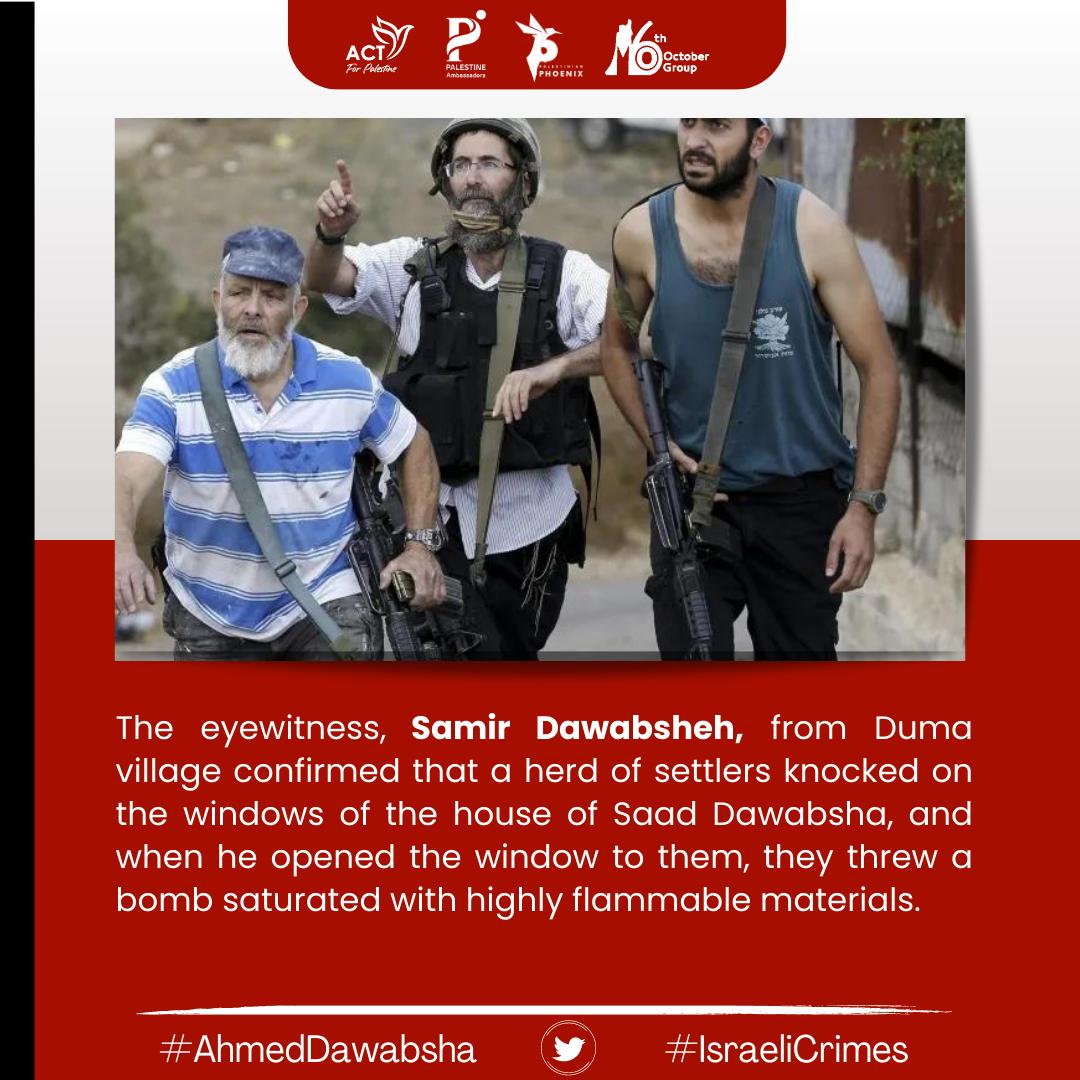 D3a_n_h's tweet photo. #NeverForget
#IsraeliCrimes
#AhmedDawabsha https://t.co/MGzHm33ucI
