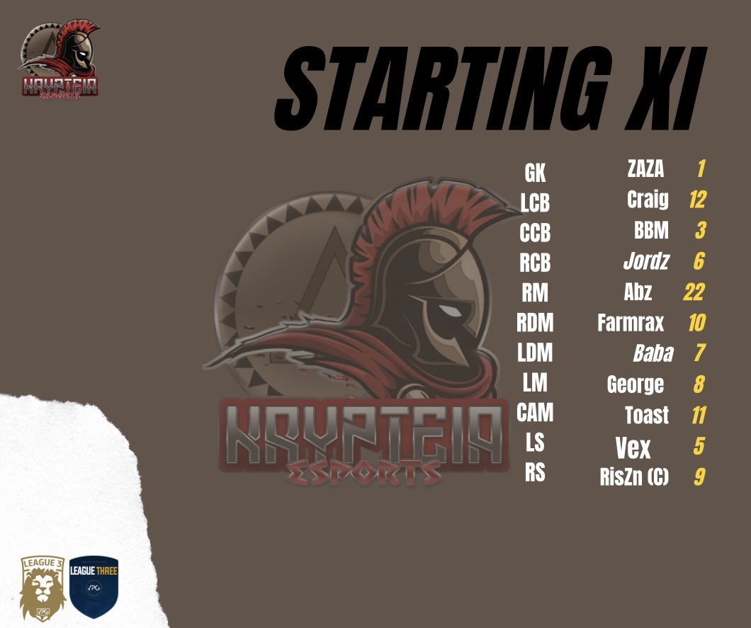 Lineup for Tonight in VPG