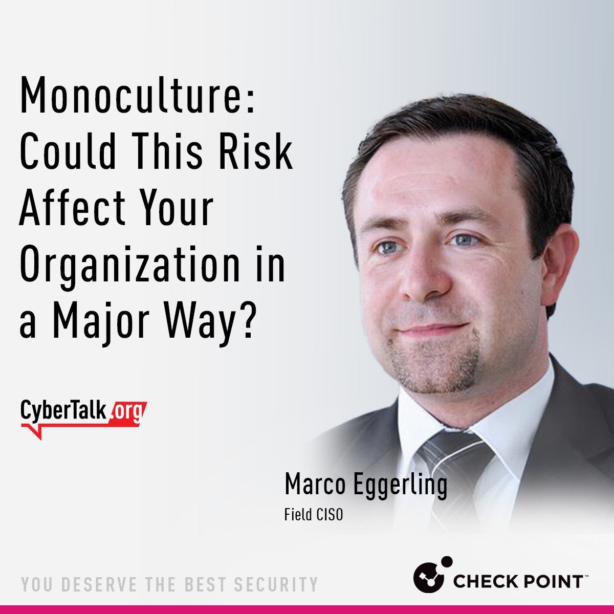 A monoculture in #cybersecurity may yield some benefits but do the risks outweigh the monoculture’s perceived utility? Get the details in this exclusive #cybertalk interview with Marco Eggerling, Check Point Field CISO, EMEA: bit.ly/3Ojbg8X