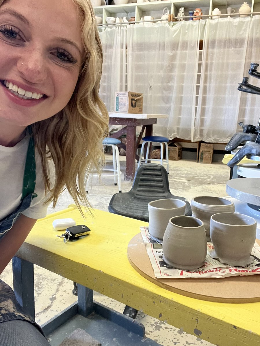 Trying to get back into pottery. But man oh man it’s like I have two left hands.🙃
