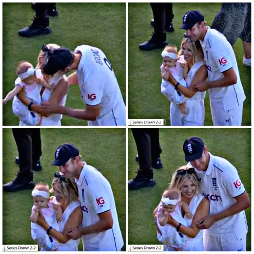A beautiful family picture 😍🏏

📸:- Sony LIV

#ENGvsAUS #StuartBroad #Ashes23 #Insidesport #cricket