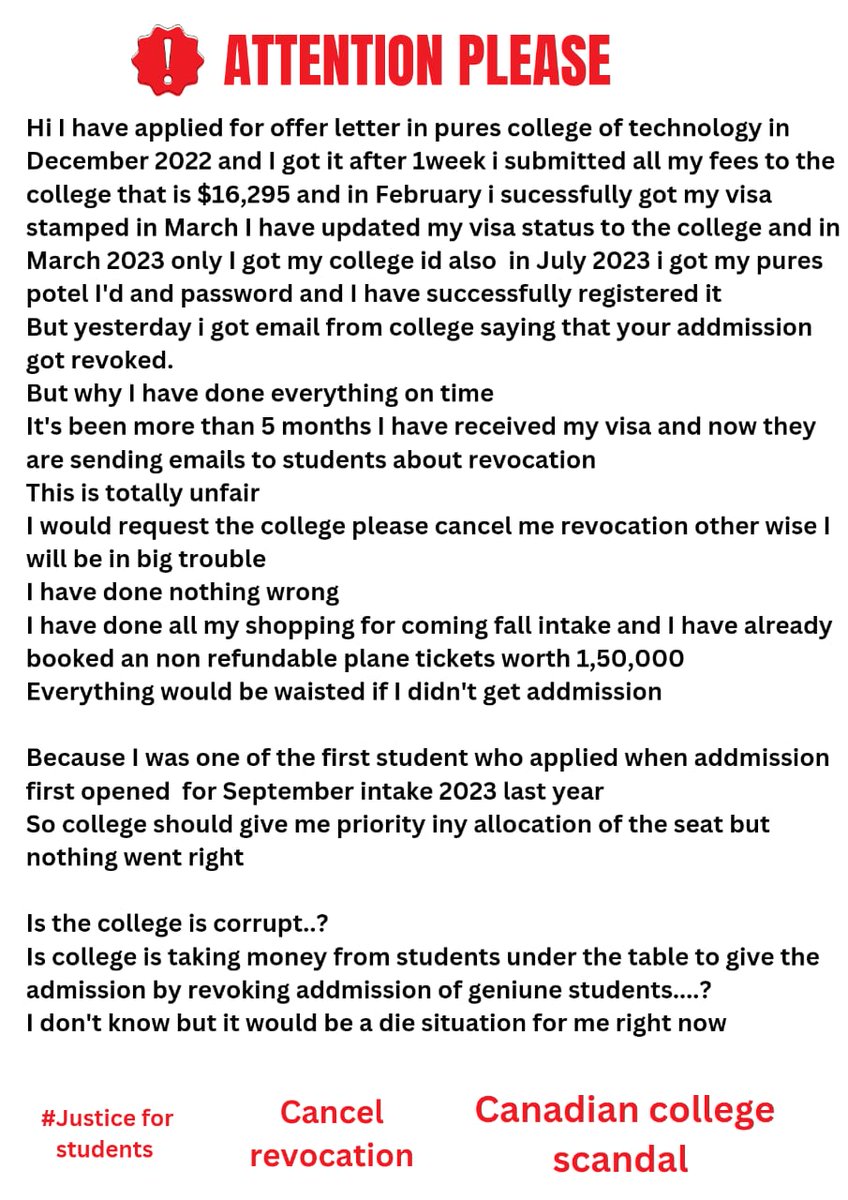 Abhisxhek's tweet photo. @mynorthernc  #Cancelrevocationofloa https://t.co/O7xw6e2aKV