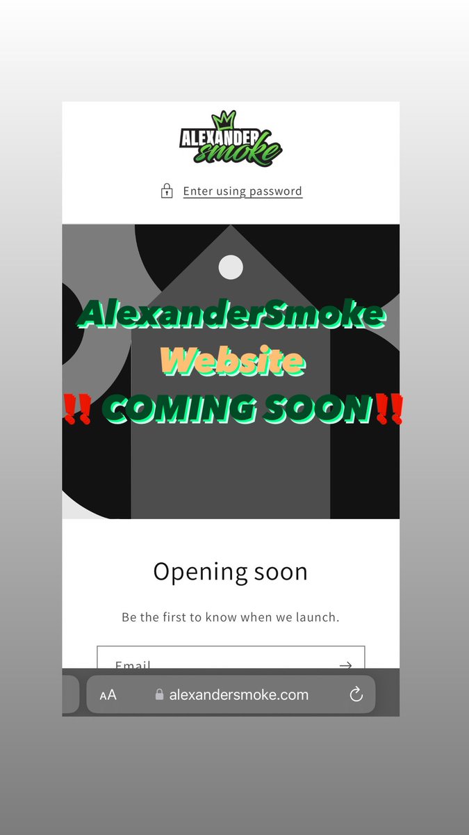 Working still😤 
#AlexanderSmoke
‼️COMING SOON‼️