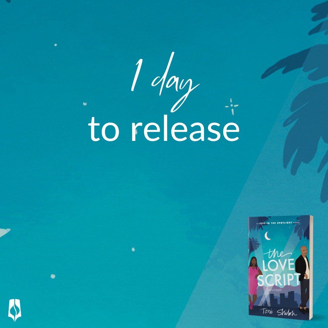 That's right! Just one more sleep until this book's birthday! #TheLoveScript @tonishilohwrite @bethany_house  #LoveInTheSpotlightSeries  
amzn.com/dp/0764241508