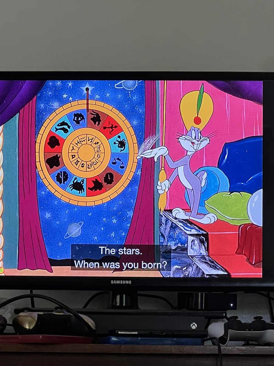 Discovered old Looney Tunes episodes on hbo max and selected this one at random and of course there’s an astrology reference. My origins