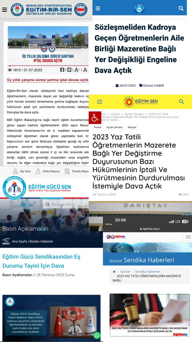 <a href="/EgitimBirSen/">Eğitim-Bir-Sen</a> <a href="/turkegitimsen/">Türk Eğitim Sen</a> <a href="/egitimgucusen/">EĞİTİM GÜCÜ SEN</a> <a href="/egitimis/">Eğitim-İş</a> <a href="/egitimsen/">Eğitim Sen</a> 
Türkiye’nin en büyük 5 Sendikası kadroya geçenlere eş durumu verilmeli diye kılavuza yürütmeyi durdurma davası açtı!
Duyarsız kalmayın! Çok yorulduk!
<a href="/Yusuf__Tekin/">Yusuf Tekin</a>
<a href="/omurfatih/">Ömür Fatih Karakullukçu</a>
<a href="/yavuzatar/">yavuz atar</a>
<a href="/spehlivanoglu/">Selçuk Pehlivanoğlu</a>
<a href="/ACAcar10/">Ahmet Cevat Acar🇹🇷</a>