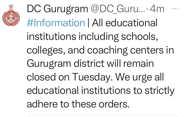 AlmeidaJugnu's tweet image. Instead of shutting schools maybe the govt needs to wake up and shut the hate and the bigotry or this country  is gonna turn into a hell zone. 

#CommunalViolence #Haryana #nuh #Mewat #Gurgaon