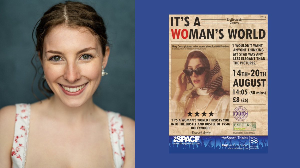 Our brilliant <a href="/livh011/">Olivia Hollreiser</a> shall be starring in ‘It’s A Woman’s World’ <a href="/edfringe/">Edinburgh Festival Fringe</a> in August 🎭💚