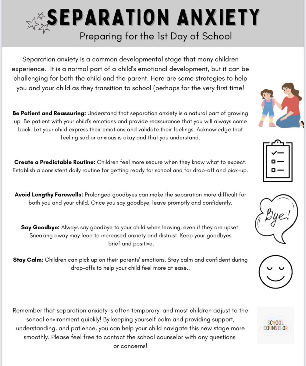 Love this helpful resource when preparing kiddos for the first day of school! 💛