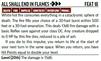 RPGBOTDOTNET's tweet photo. Have you ever been so angry that you wanted to burn down everything and everyone in the room, and then yourself?
Well, apparently the Kineticist has. #RageOfElements https://t.co/f4ZWWcDbLS