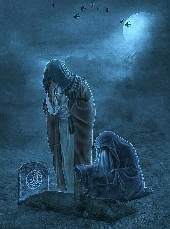 هذه الليلة تفتح الأرض ذراعيها لتستقبل
الاجساد الطاهرة، لكنها بدون رؤوس 💔
#دفن_الاجساد