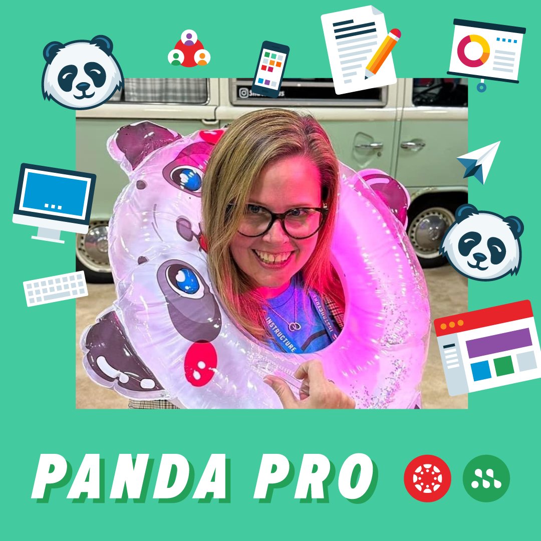 #PandaPros started TODAY! Sign up for a free 1:1 coaching session on all things @Canvas_by_Inst or @Mastery_by_Inst! I'm proud to be supporting this initiative again this year! One of my very favorite things!