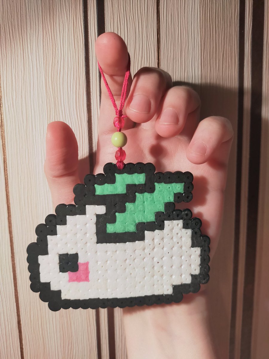 Схема: pin.it/18n0q1d

#ゆきうさぎ #hamabeads