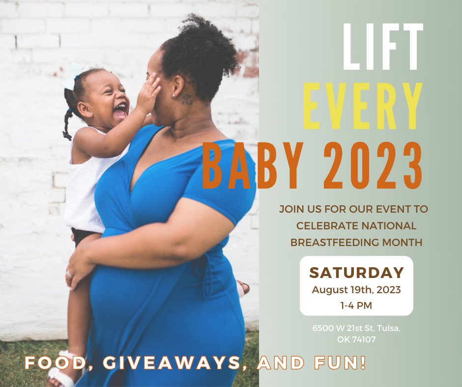 ifwincok's tweet photo. It's time to mark your calendars because our Lift Every Baby Celebration is only 20 days away!!
Visit https://t.co/4taENIwXWl for more info or stay updated on our social media! Feel free to reach out with any questions.
#chandlerpark #tulsaok https://t.co/UzOsyjhI5L