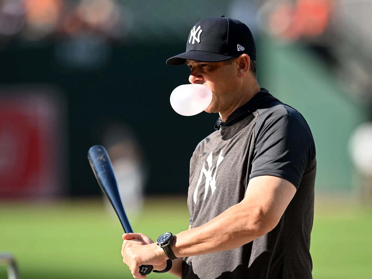 Aaron Boone Actually Chose To Credit The Yankees' Non-Strikeout At Bats Last Night In Their 9-3 Loss To The O's - The Yankees Struck Out 18 Times barstoolsports.com/blog/3476485/a…