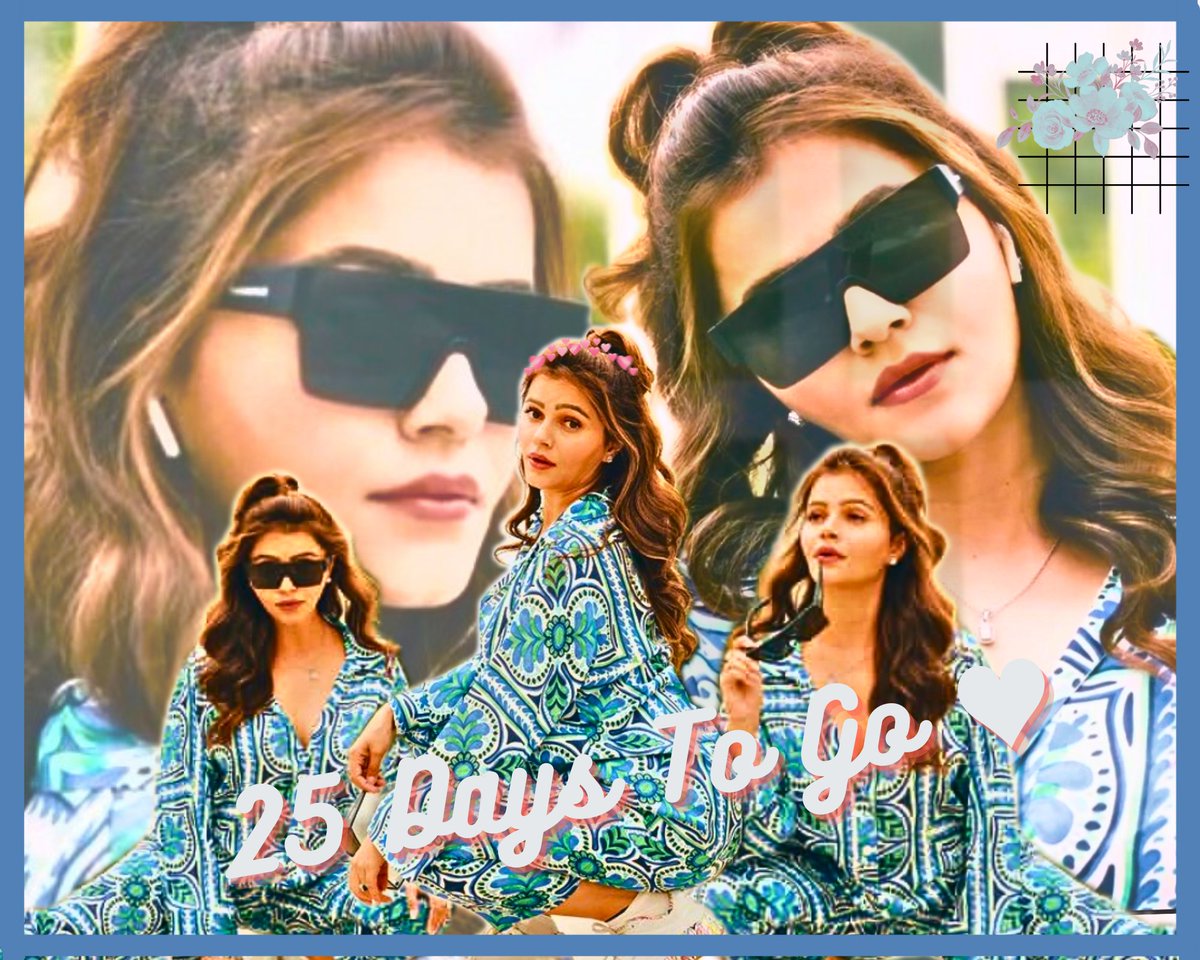 25 Days To Go @RubiDilaik ♥️
It’s not just any day; it’s the countdown to your birthday. Get ready for a week-long celebration filled with joy and surprises!
#RubinaDilaik #RubiHolics #ChalBhajjChaliye #Ardh2