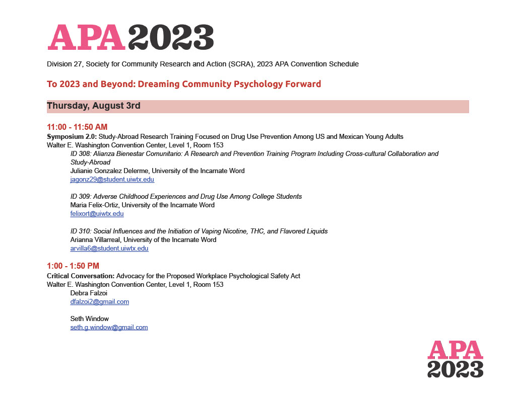 Society for Community Research and Action tweet media