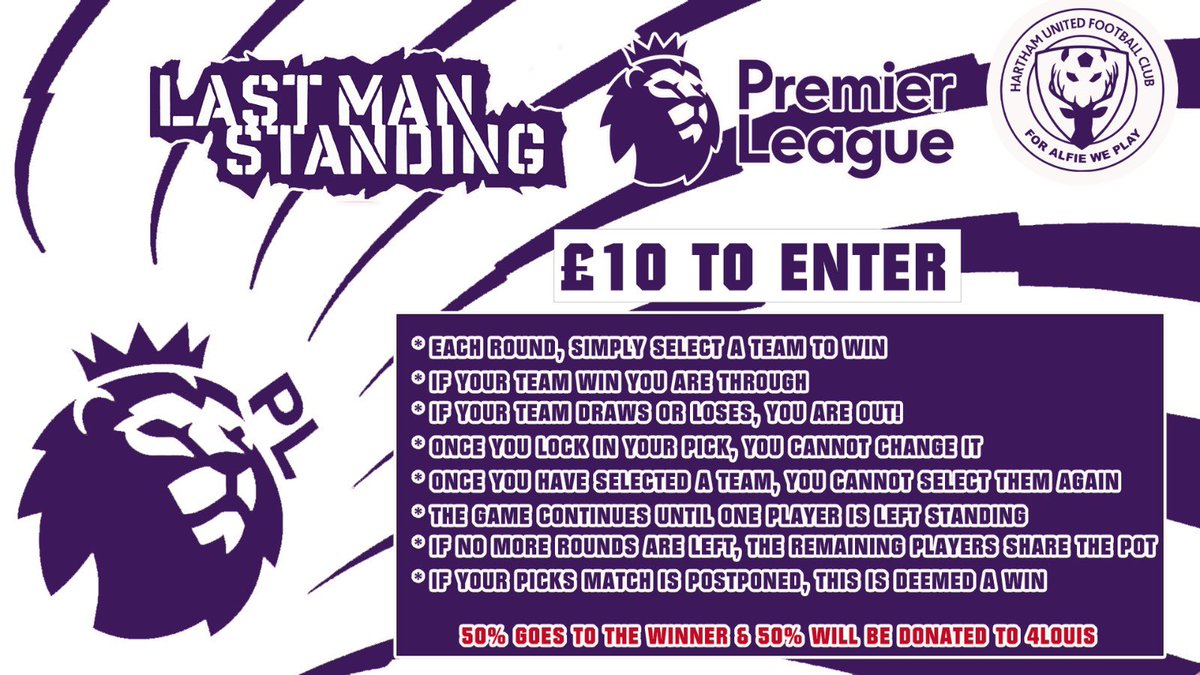 HarthamLadies's tweet photo. 𝙏𝙃𝙀 𝙇𝘼𝙎𝙏 𝙒𝙊/𝙈𝘼𝙉 𝙎𝙏𝘼𝙉𝘿𝙄𝙉𝙂

*50% goes to the winner 
* 50% goes to @_4Louis 

To enter please DM us 🤝💪

DEADLINE IS FRIDAY 10TH AUGUST

#ForAlfieWePlay https://t.co/HiMDYCY3P3