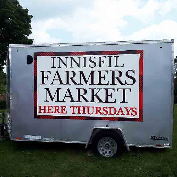 SpeedproBarrie's tweet image. We created this large trailer decal for @innisfilfarmersmarket to increase the Market’s awareness in the community and with passersby. The Innisfil Famers’ Market is open every Thursday from 1-6, so stop in and see some amazing vendors!
#TrailerGraphics #SpeedProBarrie