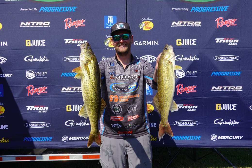 NorthlandTackle's tweet photo. The National Walleye Tour just finished off the regular season at the St. Marys River, &amp; the Northland Pro's had another great showing! 🎣

After 4 events Tom Huynh, Dusty Minke &amp; Will Pappenfus each qualified for the CHAMPIONSHIP on Devils Lake in Sept! Great work fellas! 👊 https://t.co/Vhti8OCy9E
