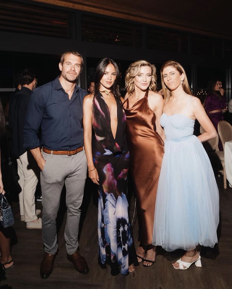Eiza Gonzalez at the UNICEF gala with Katie Cassidy, Stephen Huszar &amp; Ali Lasky in St Tropez last week