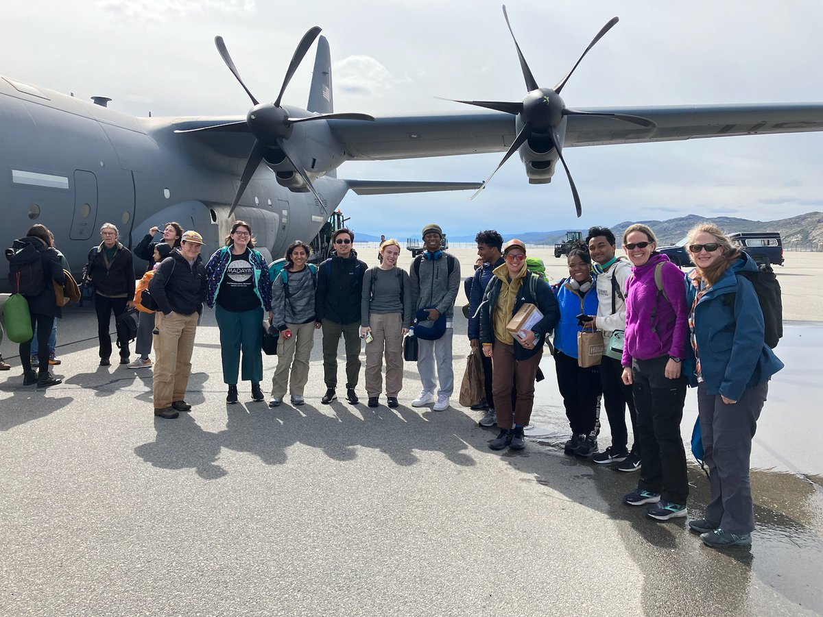 🧵This year's Joint Science Education Project (JSEP) is underway. The international program supported by the NSF & the Greenland Government gives opportunities for students from the US, Greenland & Denmark to gain hands-on experience in polar research. 📷: Lars Demant-Poort