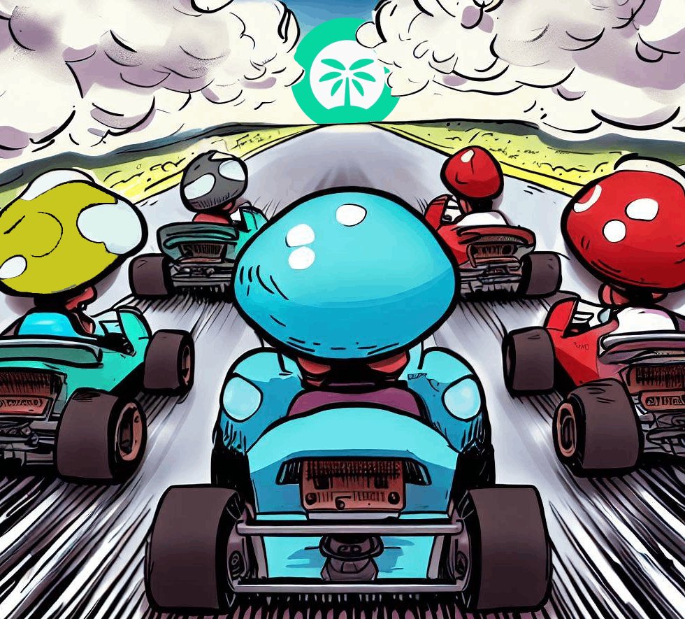 Holders competed in two races for @sandbar_io WL today, one of them exclusive for those who reached level 10 in the new Workshop.

Use your $VROOM to level up and stay competitive 🍄😼