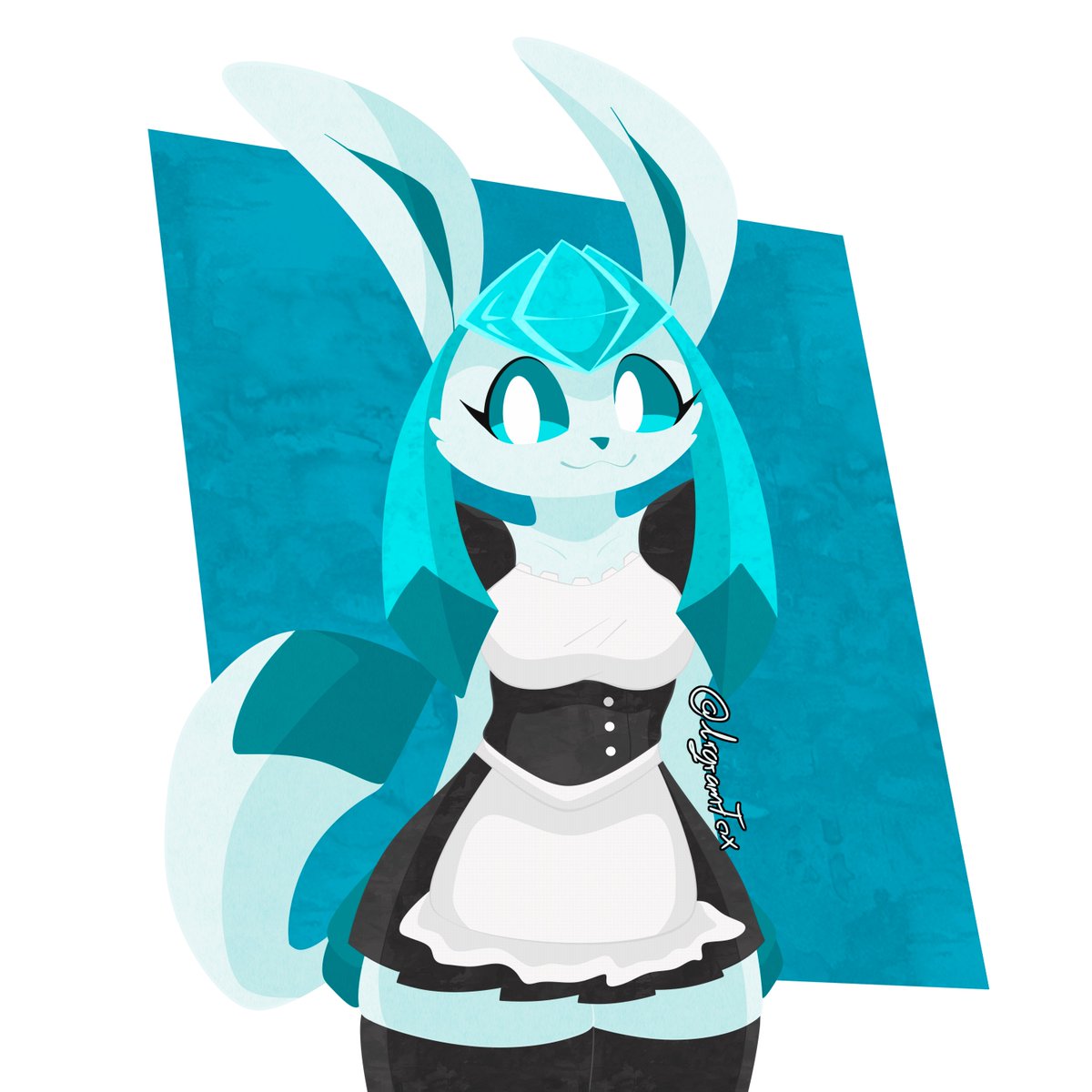 IrgramFoxNSFW's tweet photo. El día de hoy #Glaceon de #Pokemon, enserio amo las #Eeveevolutions. https://t.co/lIiBZYtBQD