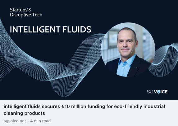 WaveEquity's tweet image. EXCELLENT interview with #intelligentfluids CEO @ChristianRoeml1! bit.ly/WAVEequityinte… @SustGrowthVoice 
#sustainability #cleaningsolution #cleantech #impactinvesting