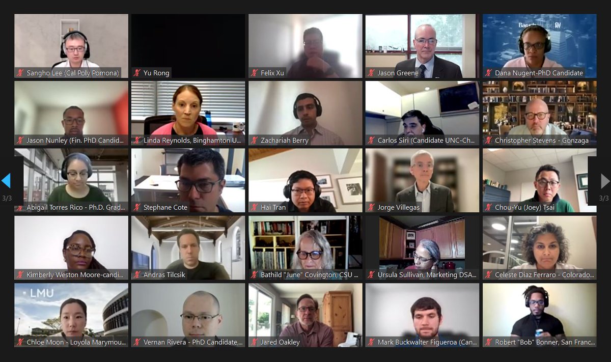 ThePhDProject's tweet photo. Our Doctoral Student Association (DSA) conferences begin this week! Attendees: Don’t miss our in person ‘Meet our Emerging Students’ session, especially if you are getting ready for the job market. What a great turnout during the virtual session. #ThePhDProject #makingadifference https://t.co/27kwkcjXCm