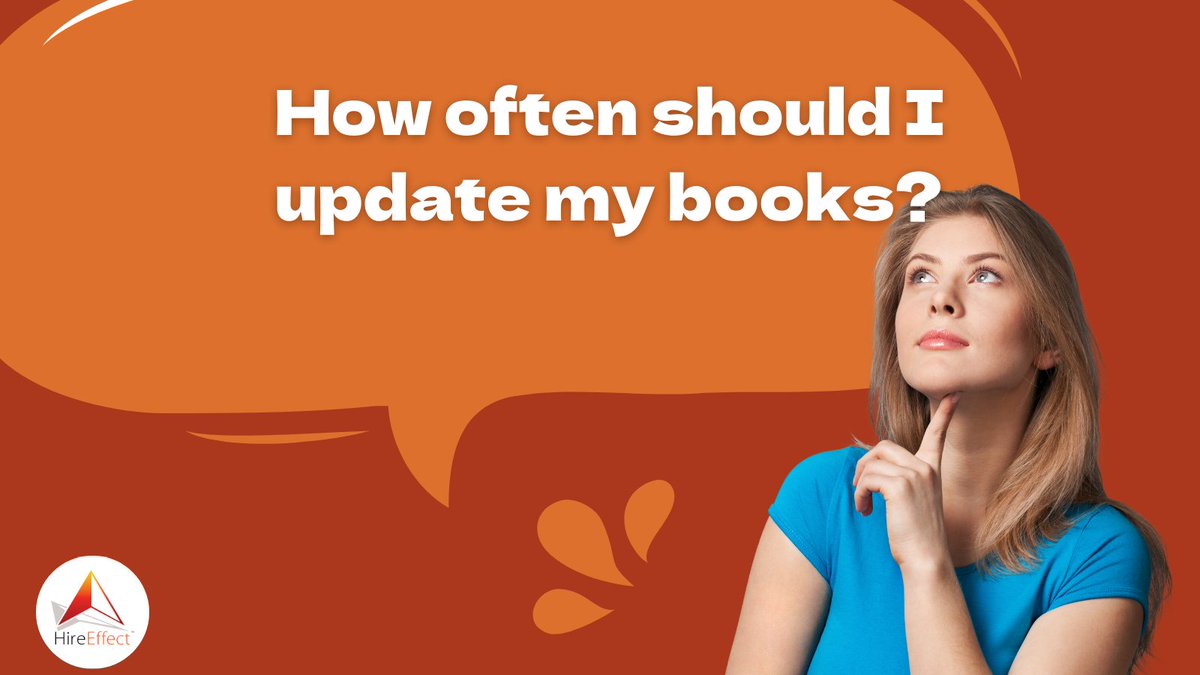 How often should I update my company books? It depends on your size and number of transactions. 

Need help? Reach out. 

We can help you manage your books and so much more. #bookkeepingservices #outsourcedbookkeeping