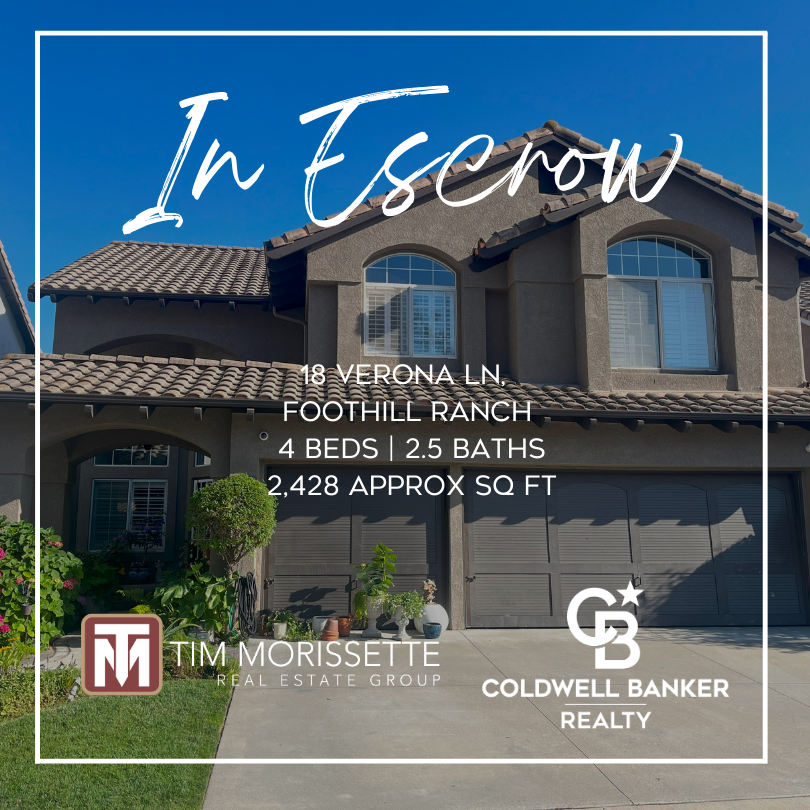 TimMorissette's tweet photo. IN ESCROW ~ 18 Verona Ln, Foothill Ranch

Looking for more great homes? https://t.co/1ZrBO8Wa6R

#mrfoothillranch #foothillranchrealestate #foothillranch #foothillranchrealestateagent #iloverealestate #timmorissettesells #inescrow #buy #realestate #realtor #home #house #dreamhome https://t.co/HAQZckhp1H