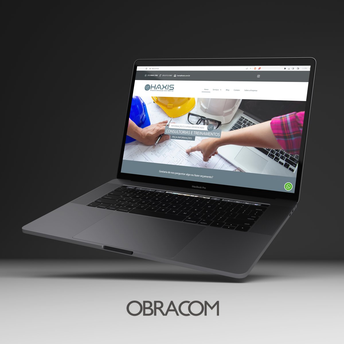 OBRACOM1's tweet photo. Atualização de portifas: https://t.co/mT6kVzMkyX feito com #adobe #premiere #photoshop #renderforest #wordpress e #elementor, essa peça dá à Haxis um cartão de visitas na web com mais infos e relevância para a marca. https://t.co/nMAmR1IDsC
