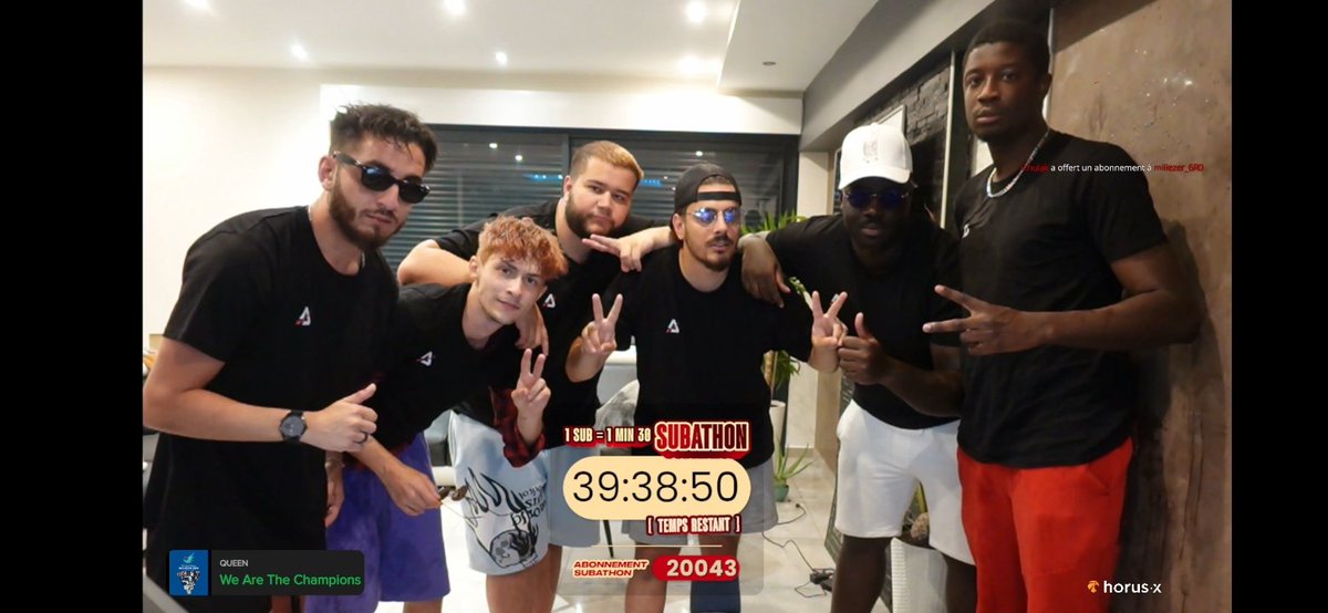 Tuyyxo's tweet photo. 20K PUTAIN DE SUBS ENFINNN
LES AE SUR LE PODIUM 👑👑
MERCI À TOUS @TV_Khadim
@AenotFR @Niiikossss @Tonton_Galsen @LZ_Rises @Kaiis_Off
ET TOUT LES AUTRES QUI ONT ÉTAIT PRÉSENT
DES ROIS
#AeSubathon https://t.co/Gtz1J5BK1i