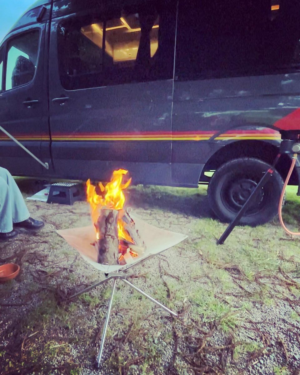 Dinner done and now onto the marshmallows