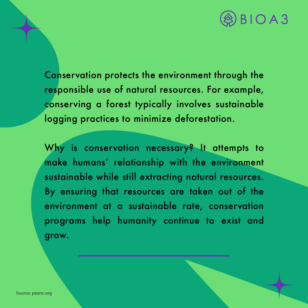 BioA3_Official's tweet photo. #Ecotionary: To continue differentiating between terms, this one is often confused or interchanged with "preservation" (which we explained in our last Ecotionary), so what does it actually mean?

📍 Follow us: https://t.co/r5GYDGvV4k
#bioa3 #cryptonews #crypto #altcoin https://t.co/f3IavB6U3C